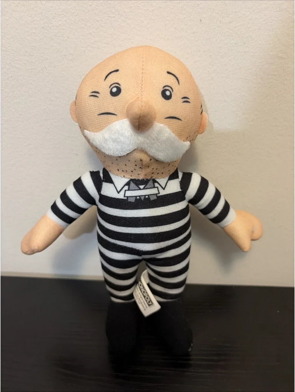 Monopoly Plush Mr. Monopoly Plush Hasbro Gaming Toy Get Out Of Jail Free 9”
